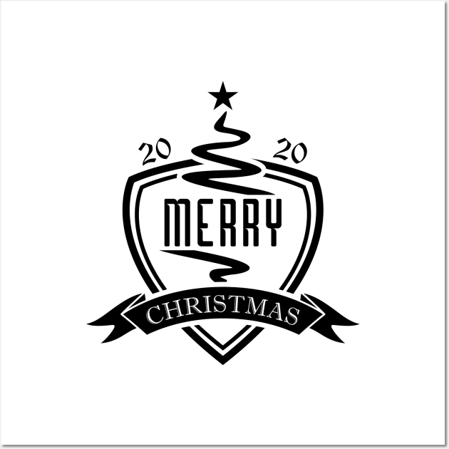 12 - 2020 Merry Christmas Wall Art by SanTees